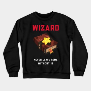 Wizard Spell Book TableTop RPG Dungeons Dragons Crewneck Sweatshirt